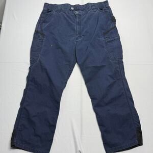 Cahartt Navy Blue Cargo Pants Size 42x32